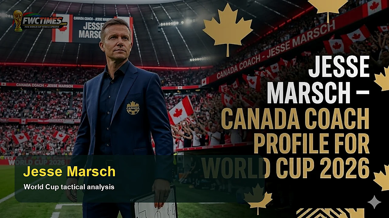 Jesse Marsch - Canada Coach Profile for World Cup 2026