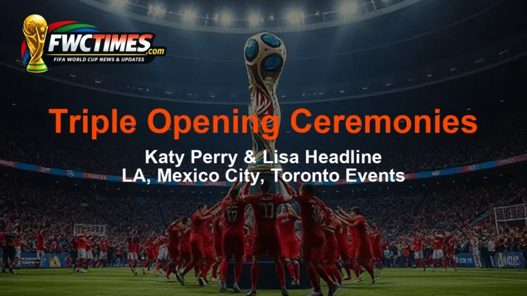 Katy Perry and Lisa to Headline Triple Opening Ceremonies for World Cup 2026