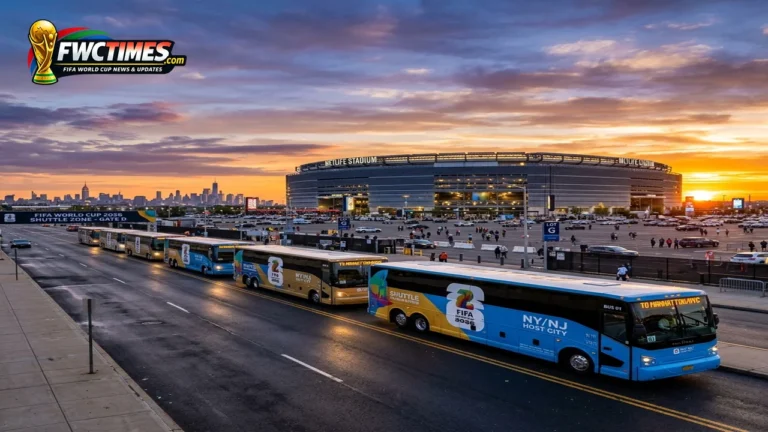 MetLife Stadium World Cup 2026 parking ban and shuttle logistics