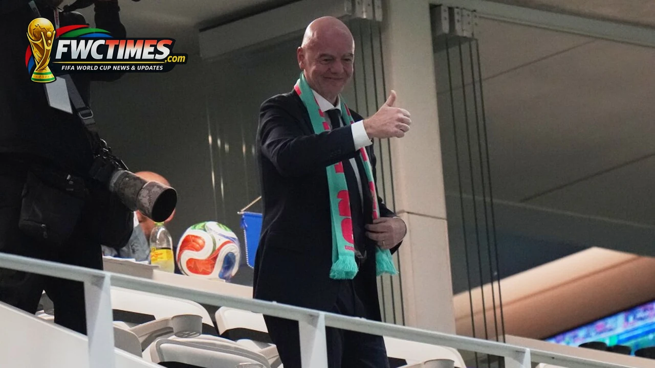 Mexico City World Cup 2026 preparation with FIFA and Mexican officials