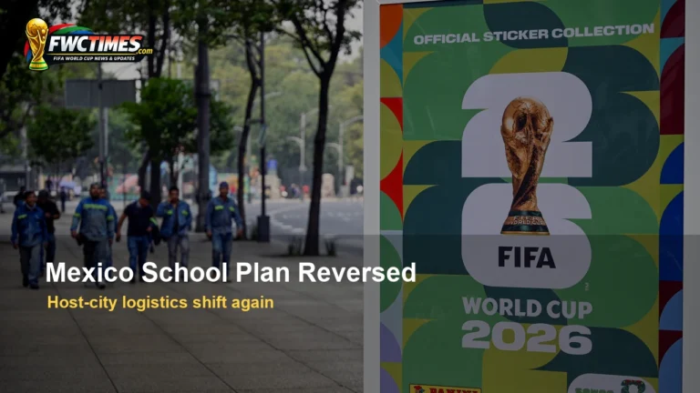 Mexico World Cup 2026 school closure reversal after public backlash