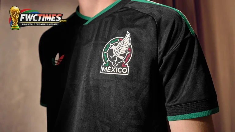 Mexico World Cup 2026 third kit black and gold jersey