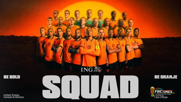 Memphis Depay in the Netherlands World Cup 2026 squad announcement image