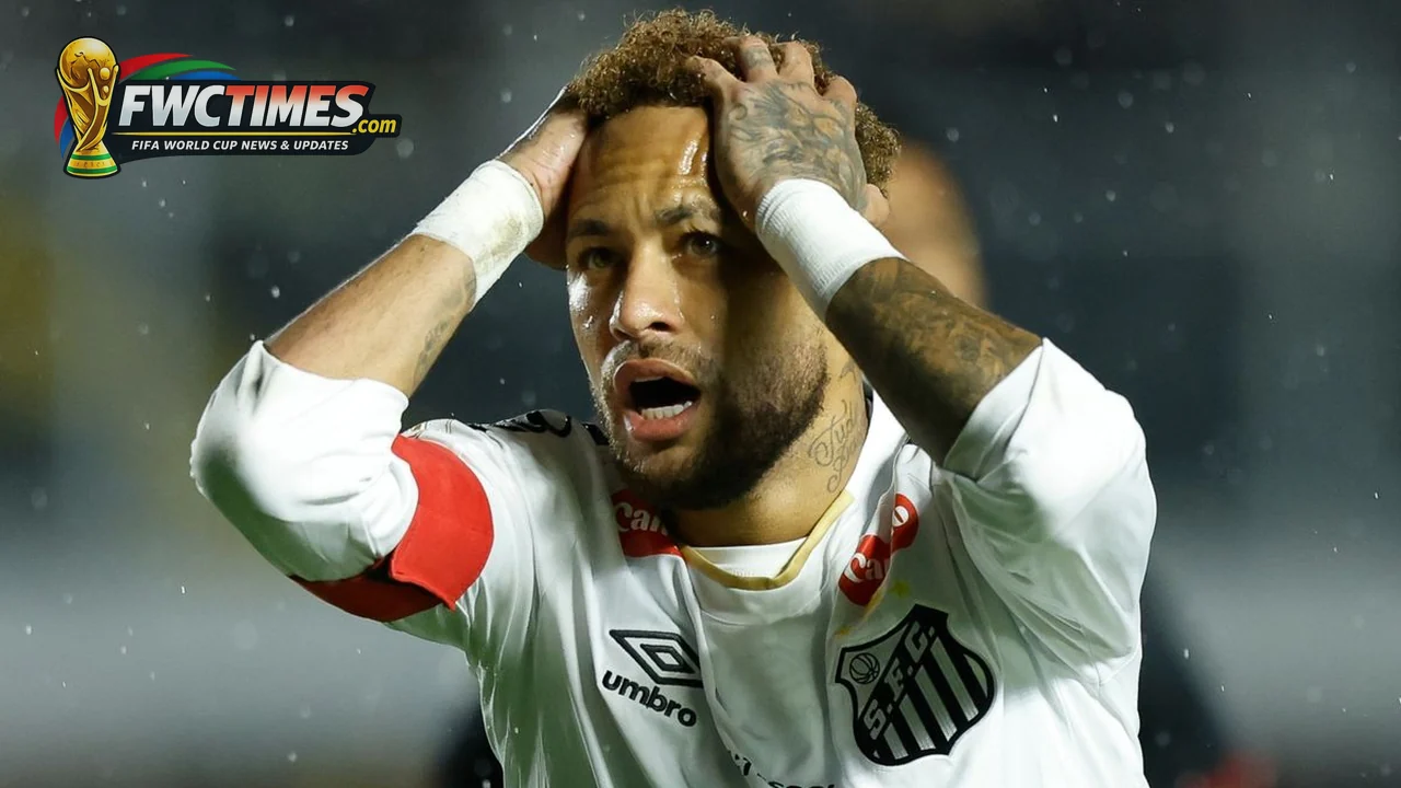 Neymar Brazil World Cup injury Santos training