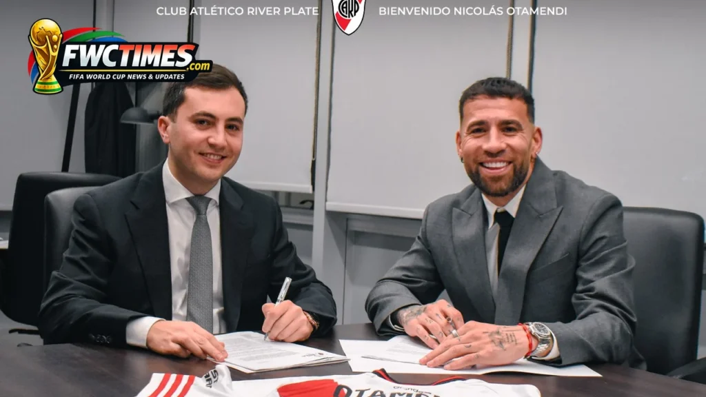 Nicolás Otamendi River Plate signing before Argentina World Cup 2026