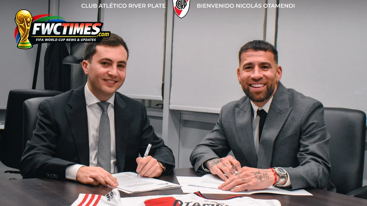 Nicolás Otamendi River Plate signing before Argentina World Cup 2026