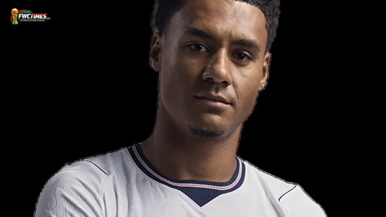 Ollie Watkins in England kit during a player profile shoot