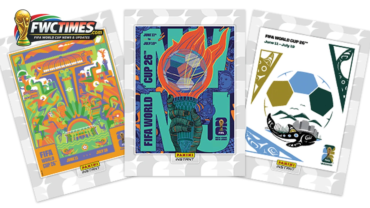 Panini World Cup 2026 host poster trading cards collection
