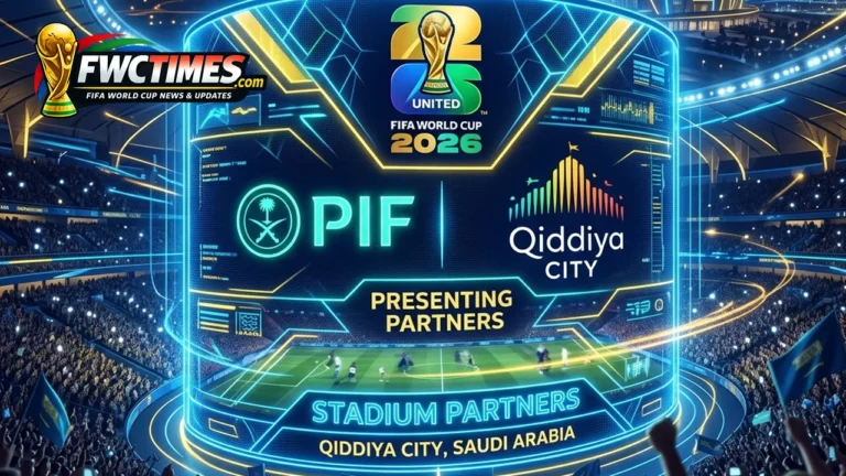 PIF Saudi Arabia official tournament supporter FIFA World Cup 2026 Qiddiya Savvy Games
