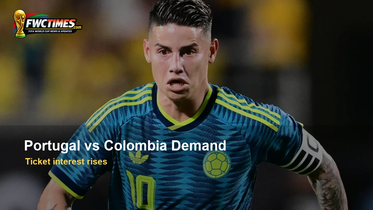 Portugal vs Colombia World Cup 2026 ticket interest before group clash