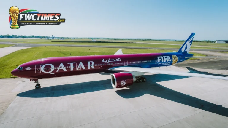 Qatar Airways World Cup 2026 Boeing 777 livery