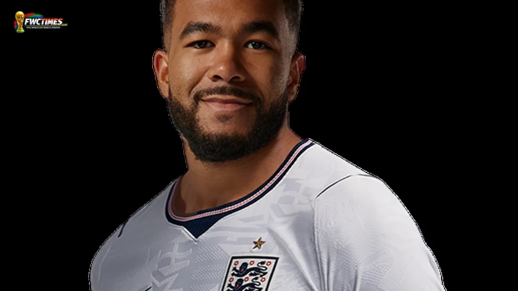 Reece James in England kit during a player profile shoot