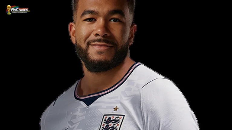 Reece James in England kit during a player profile shoot
