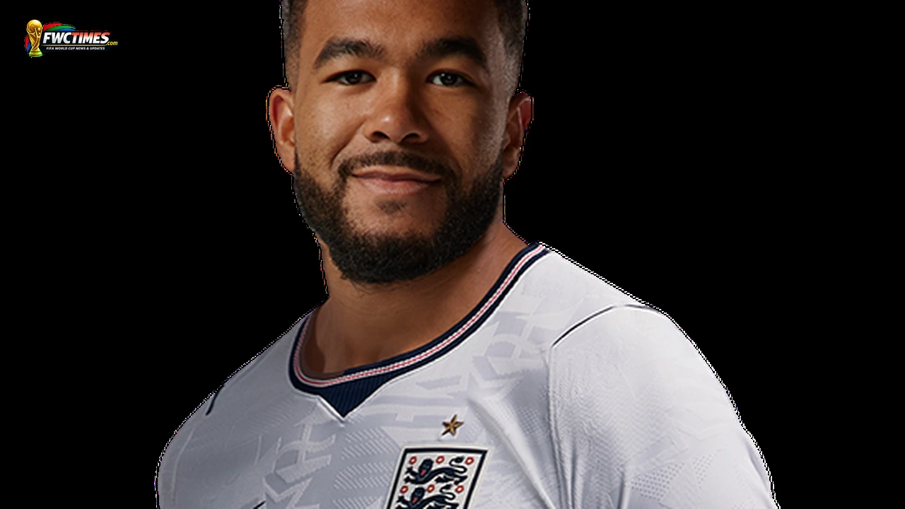 Reece James in England kit during a player profile shoot