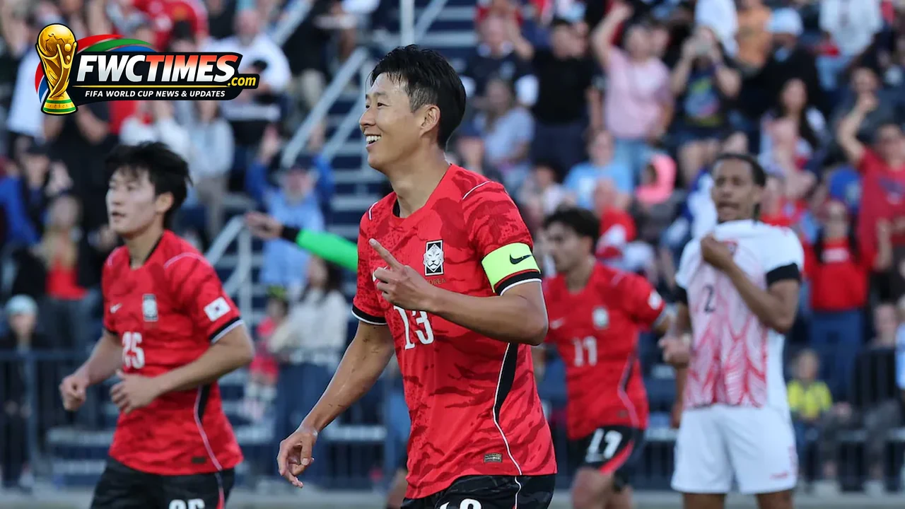 Son Heung-min South Korea World Cup warm-up win