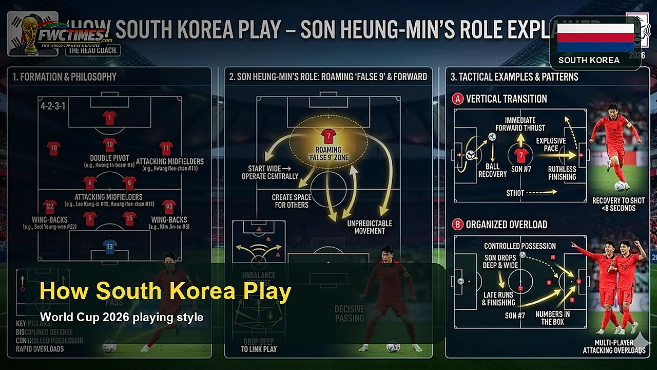 How South Korea Play - Son Heung-min's Role Explained