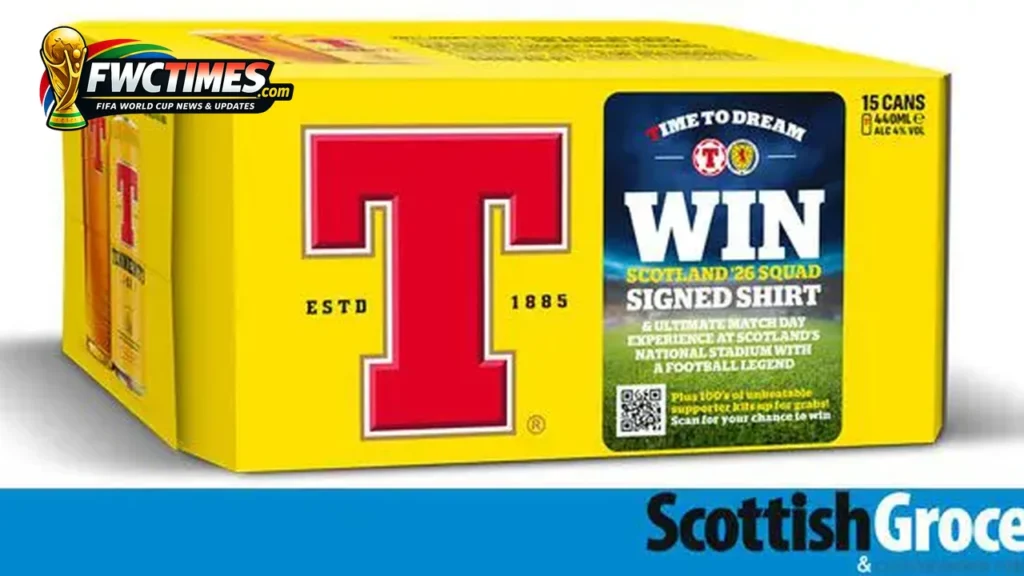 Tennent’s Scotland World Cup Time To Dream campaign packs
