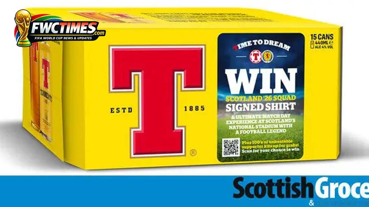 Tennent’s Scotland World Cup Time To Dream campaign packs