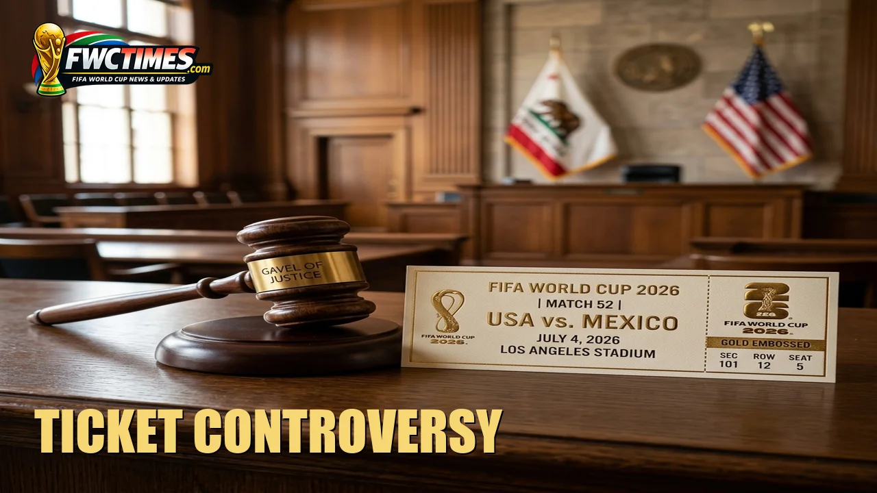 California AG vs FIFA World Cup 2026 ticket controversy legal battle gavel
