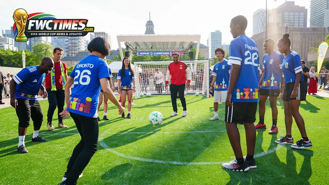 Toronto youth soccer mini pitch ahead of FIFA World Cup 2026