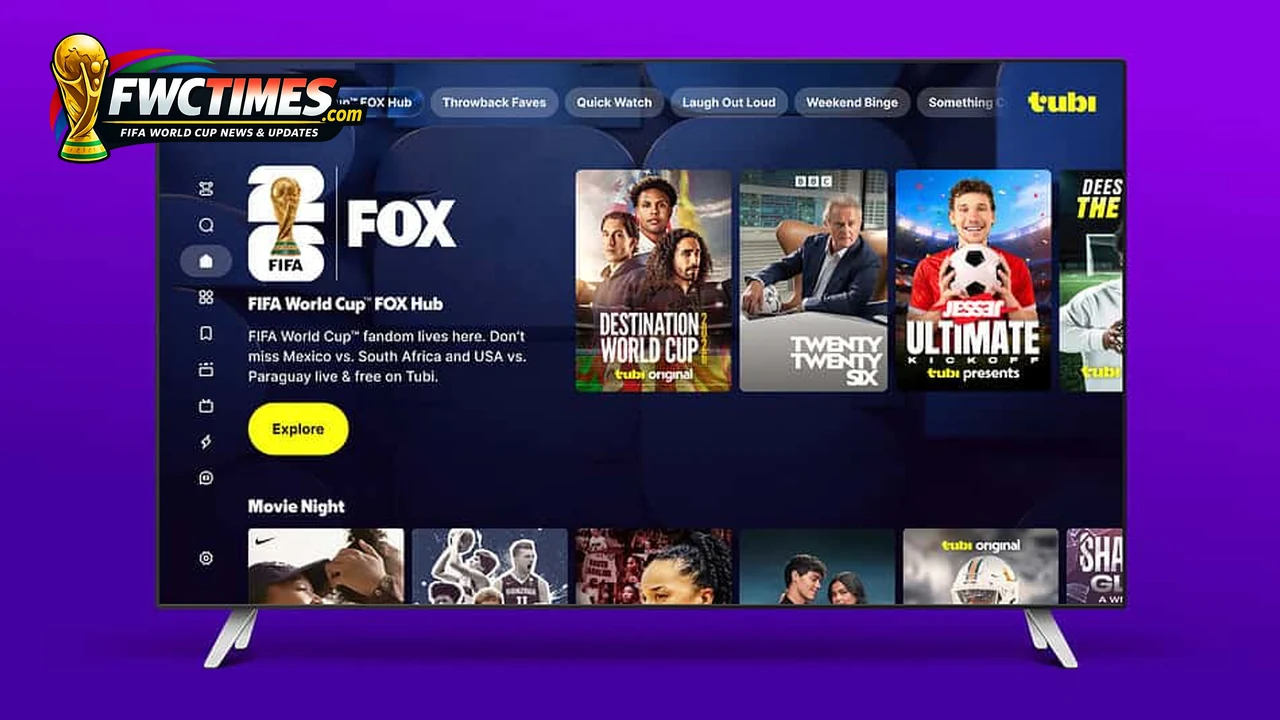 Tubi World Cup 2026 FOX Hub streaming app