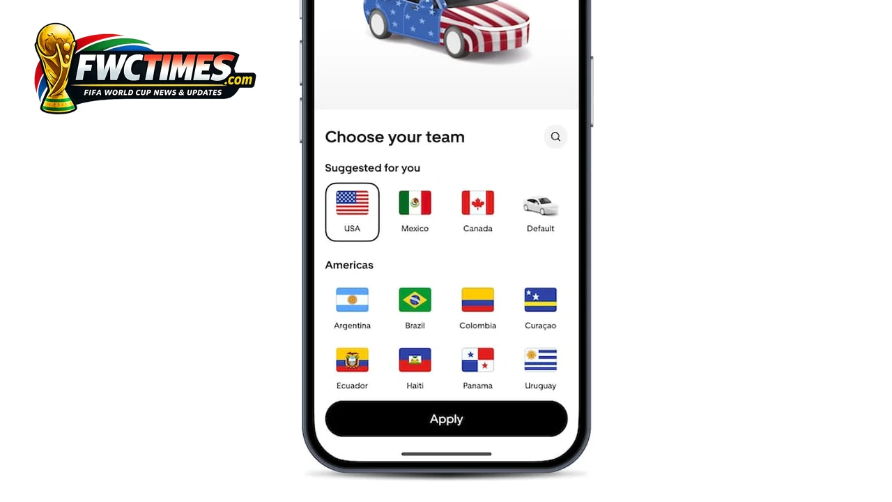 Uber World Cup Shuttle for United States stadium matchdays