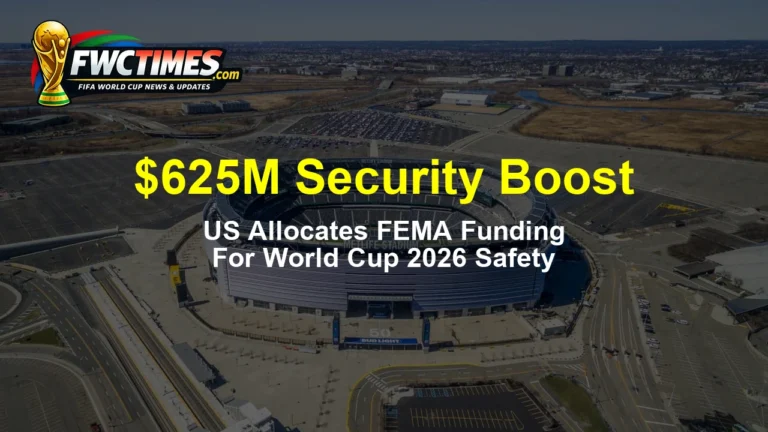 US Government Allocates $625 Million for World Cup 2026 Security