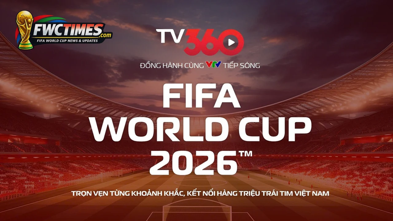 Vietnam TV360 and VTV World Cup 2026 broadcast rights