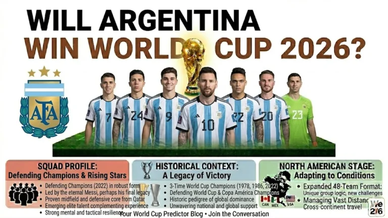 Argentina World Cup 2026 chances and prediction