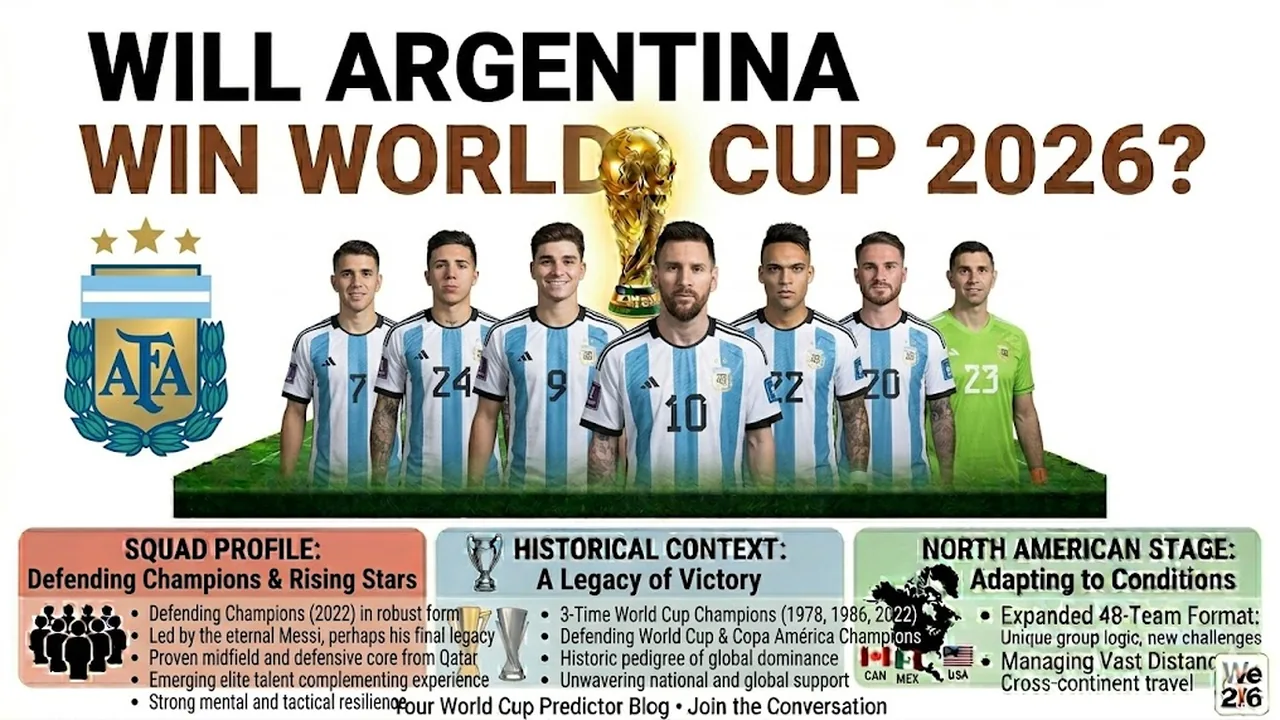 Argentina World Cup 2026 chances and prediction