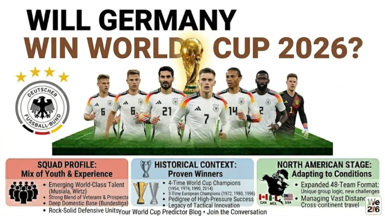 Germany World Cup 2026 chances and prediction