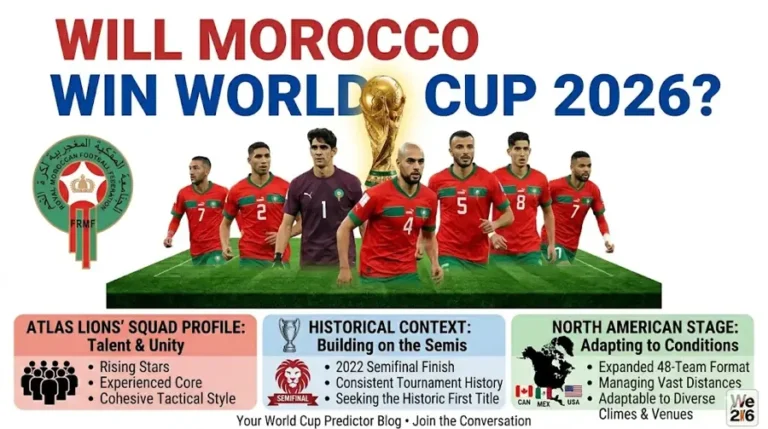 Morocco World Cup 2026 chances and prediction
