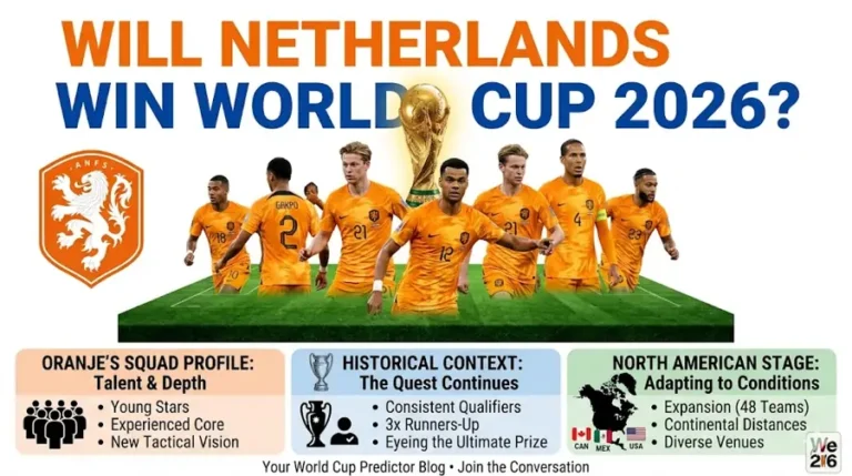 Netherlands World Cup 2026 chances and prediction