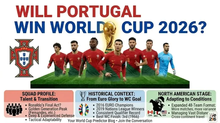 Portugal World Cup 2026 chances and prediction