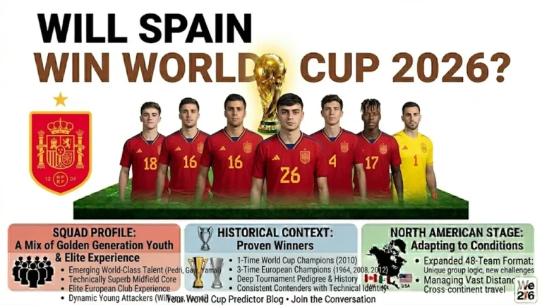 Spain World Cup 2026 chances and prediction