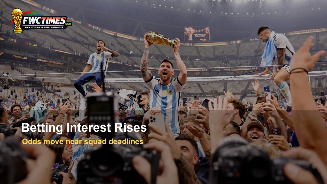 World Cup 2026 betting guide odds interest before kickoff