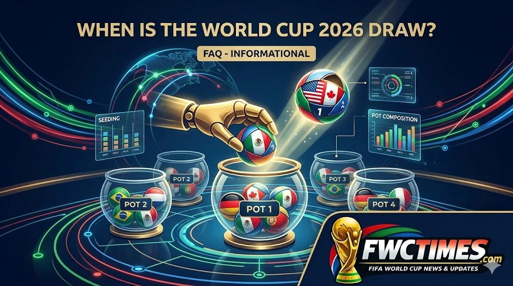 World Cup 2026 draw date explained with tournament groups and teams