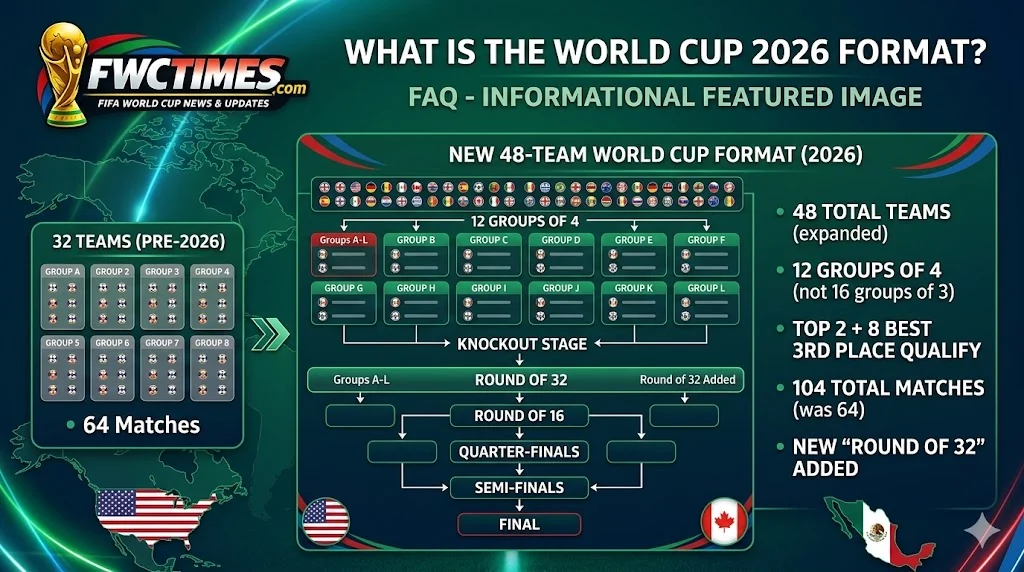 World Cup 2026 format explained with expanded groups and knockout rounds