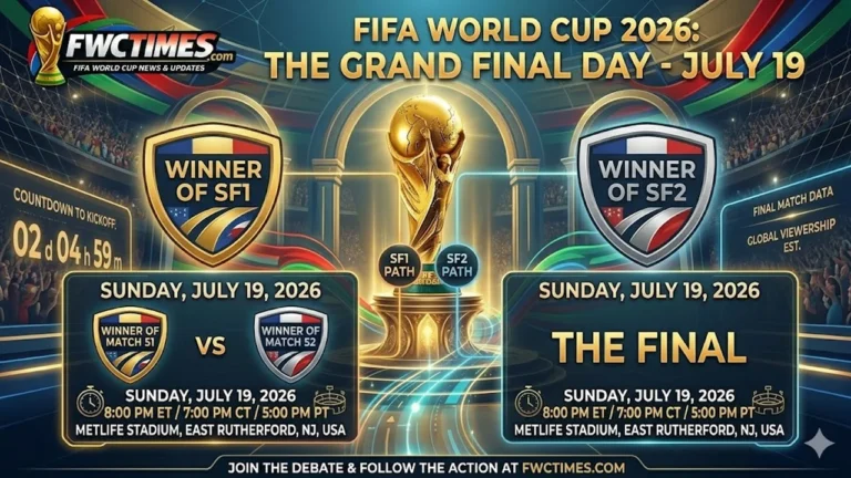 World Cup 2026 July 19 final day guide