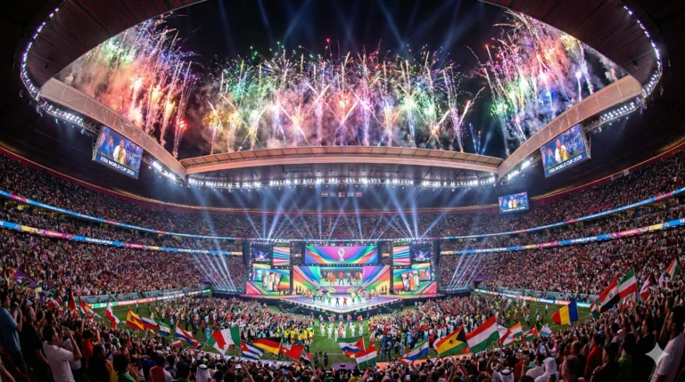 World Cup 2026 opening ceremony live show at Mexico City Stadium