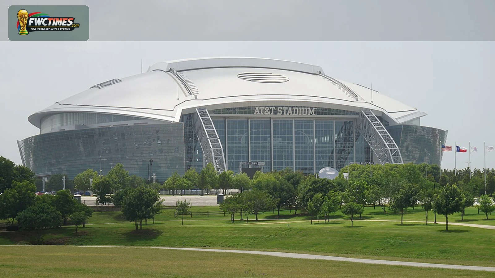 Real AT&T Stadium photo for World Cup 2026 wallpaper