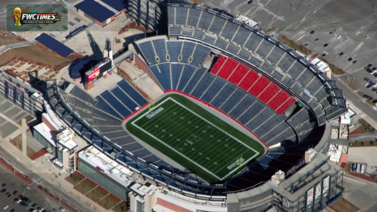 Real Gillette Stadium aerial photo for World Cup 2026 wallpaper