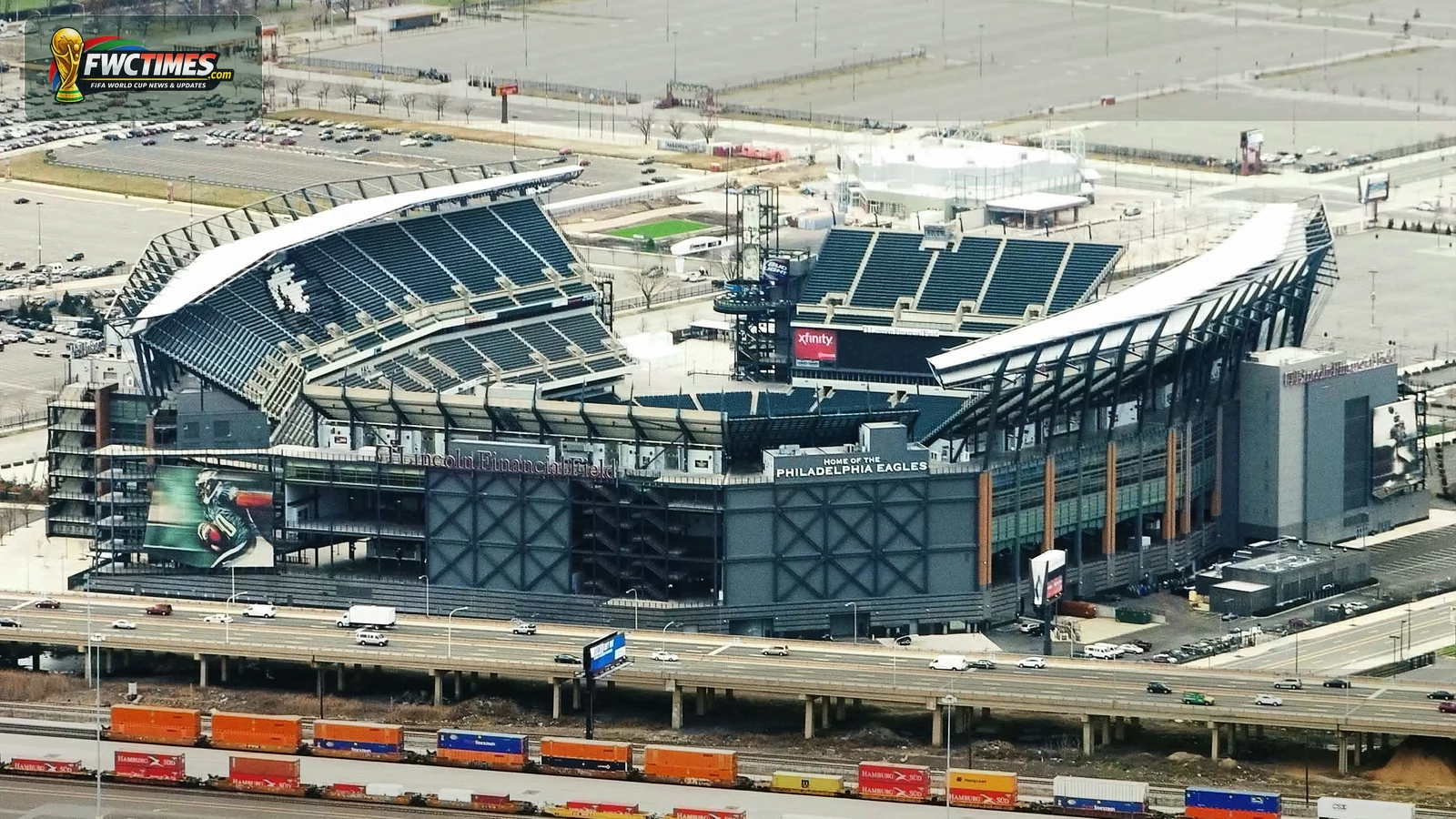 Real Lincoln Financial Field photo for World Cup 2026 wallpaper