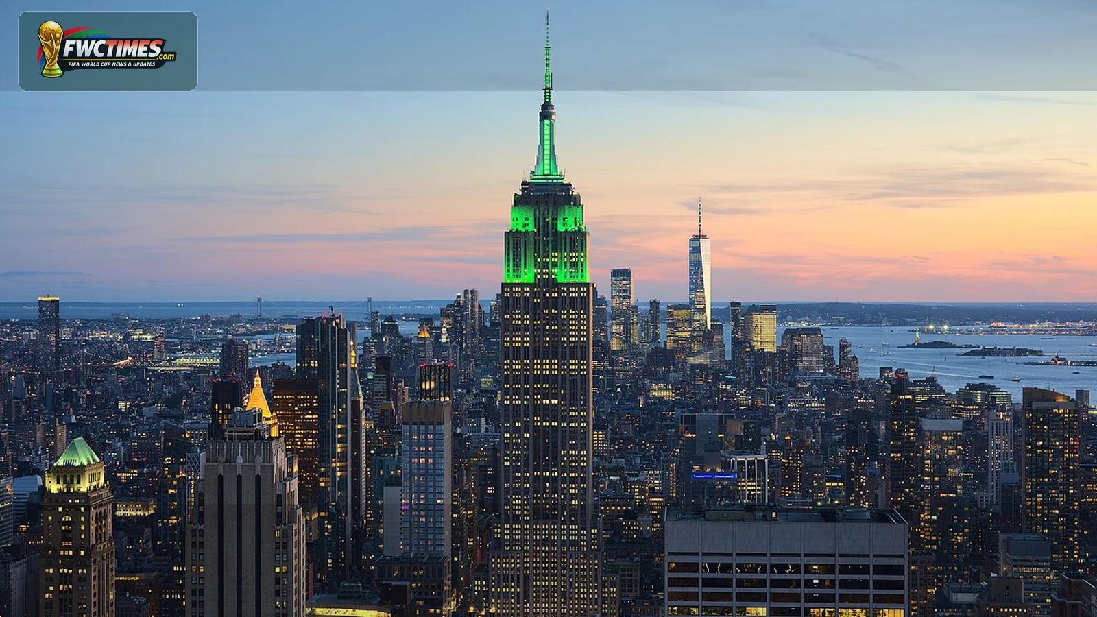 New York City skyline photo for World Cup 2026 wallpaper