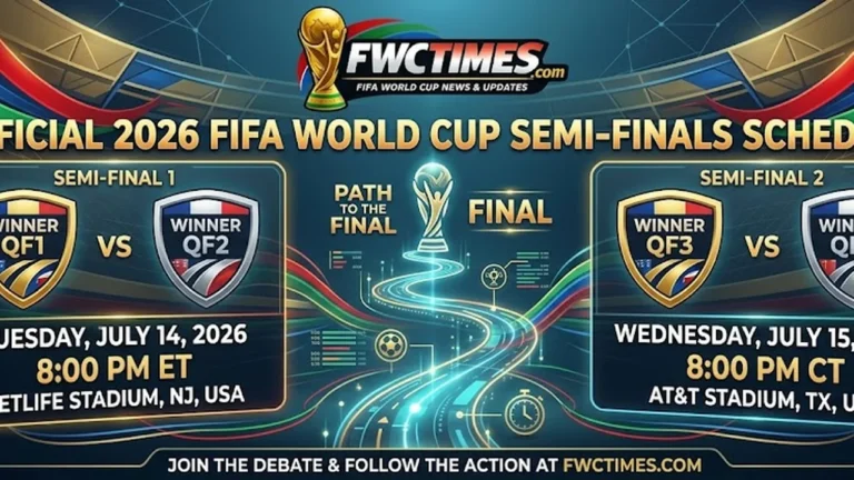 World Cup 2026 semi finals schedule and full preview