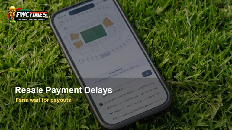 World Cup 2026 ticket resale payment delays for supporters