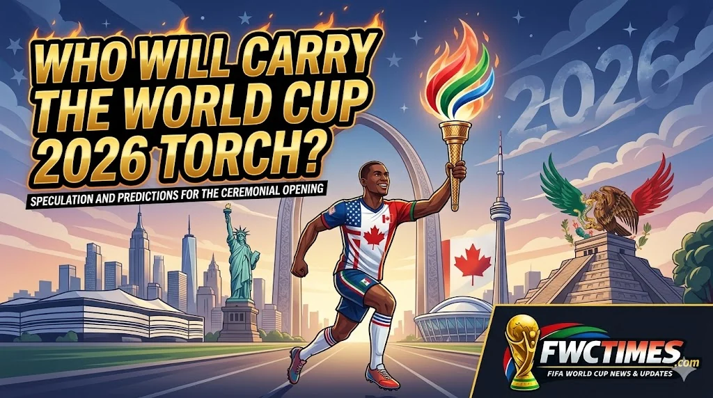 World Cup 2026 torch ceremony question with host nation event visuals