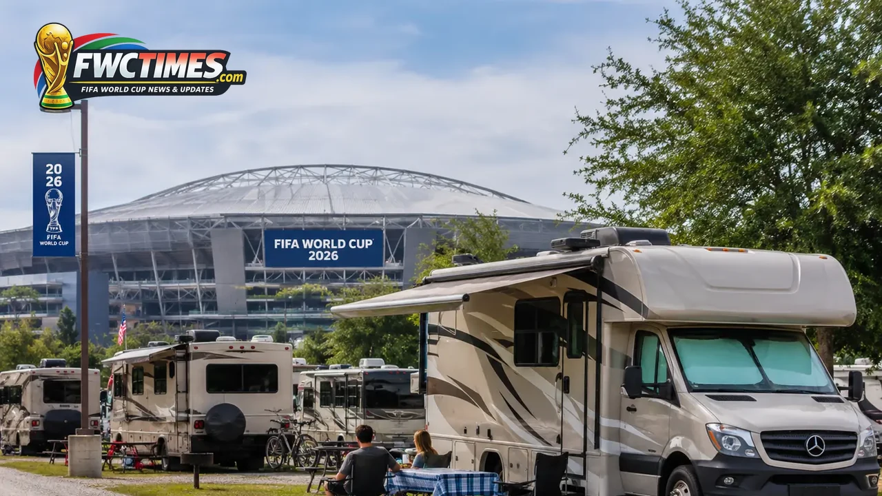 RV parks near US World Cup host cities before FIFA World Cup 2026