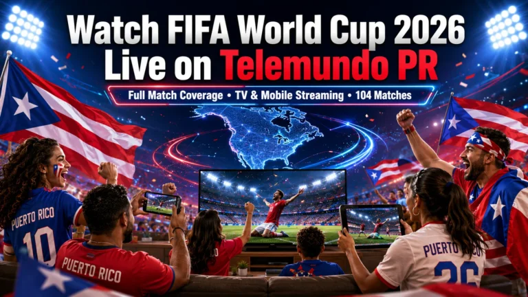 Watch FIFA World Cup 2026 live on Telemundo PR with TV and mobile streaming for every thrilling match moment.