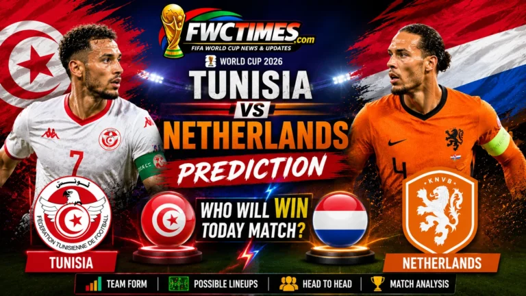 Tunisia vs Netherlands Prediction – Who Will Win Today Match?